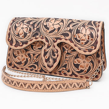 American Darling Small Crossbody Bag Beautifully Hand Tooled Leather women
